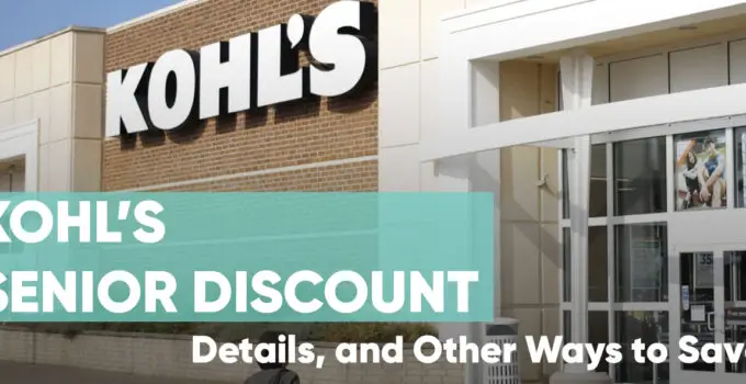 Kohl's Senior Discount Requirements