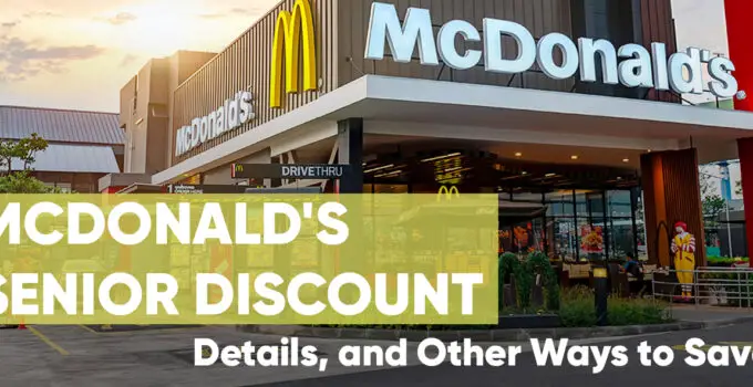 McDonald's Senior Discount Requirements
