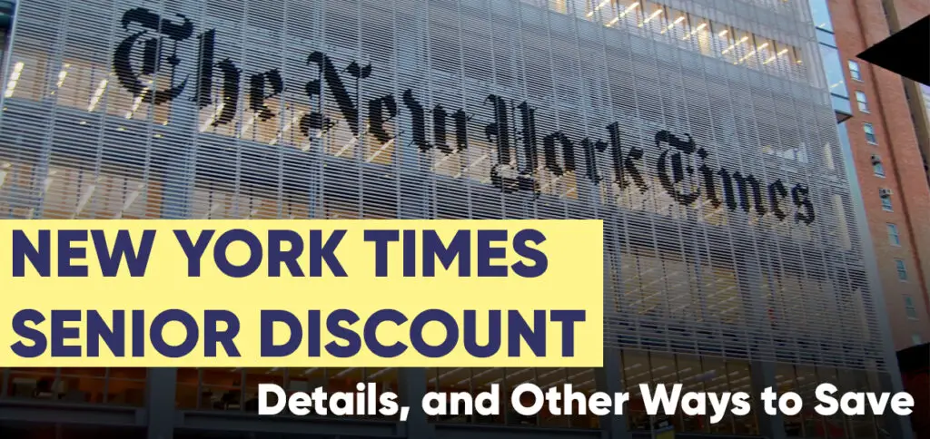 New York Times Senior Discount