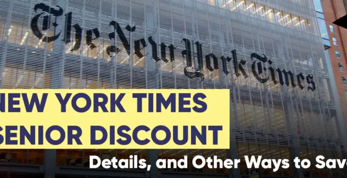 New York Times Senior Discount