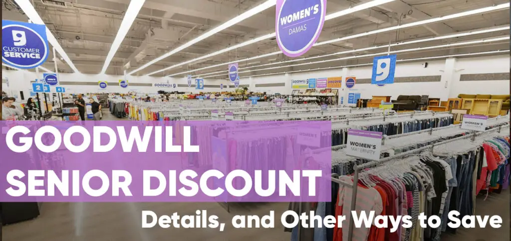 Goodwill Senior Discount